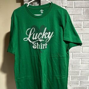 Saint Patrick’s day lucky shirt  tee size xl